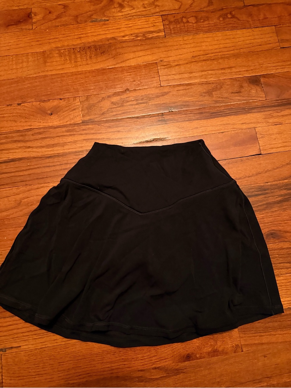 aerie Black Skort with Crossover Waist